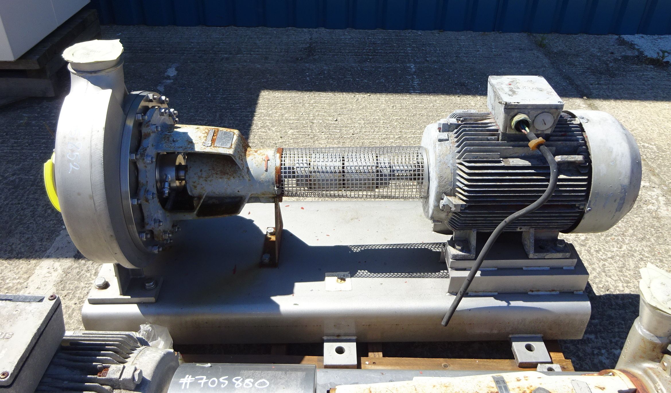 IPP# 705852, 160 m3/h (704.5 GPM)  Stainless Steel 316 Centrifugal Pump For Sale