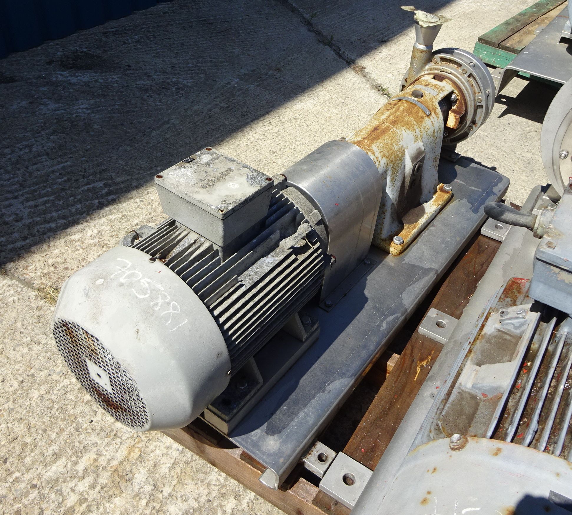 IPP# 705881, 35.7 m3/h (157 GPM)  Stainless Steel 316 Centrifugal Pump For Sale