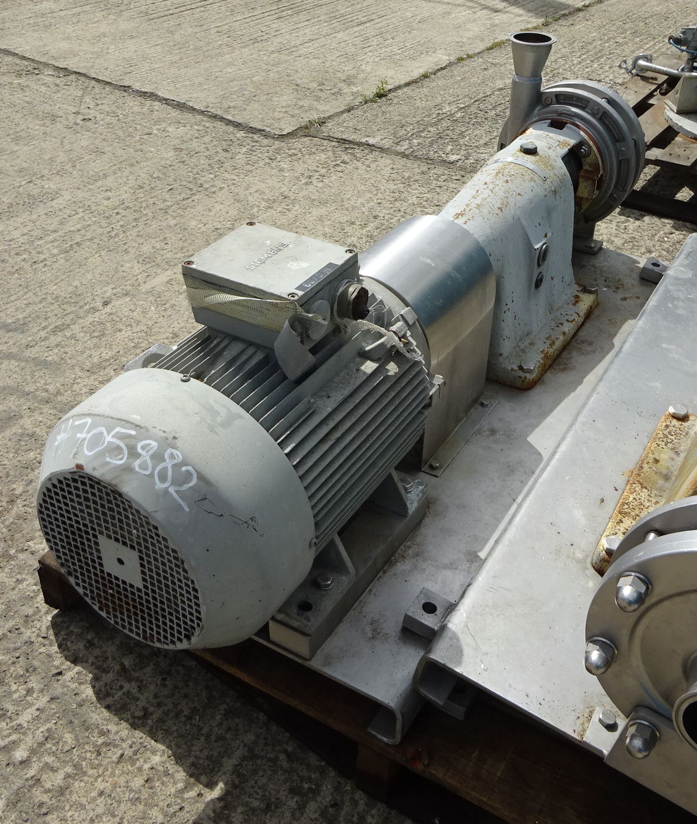 IPP# 705882, 35.7 m3/h (157 GPM)  Stainless Steel 316 Centrifugal Pump For Sale