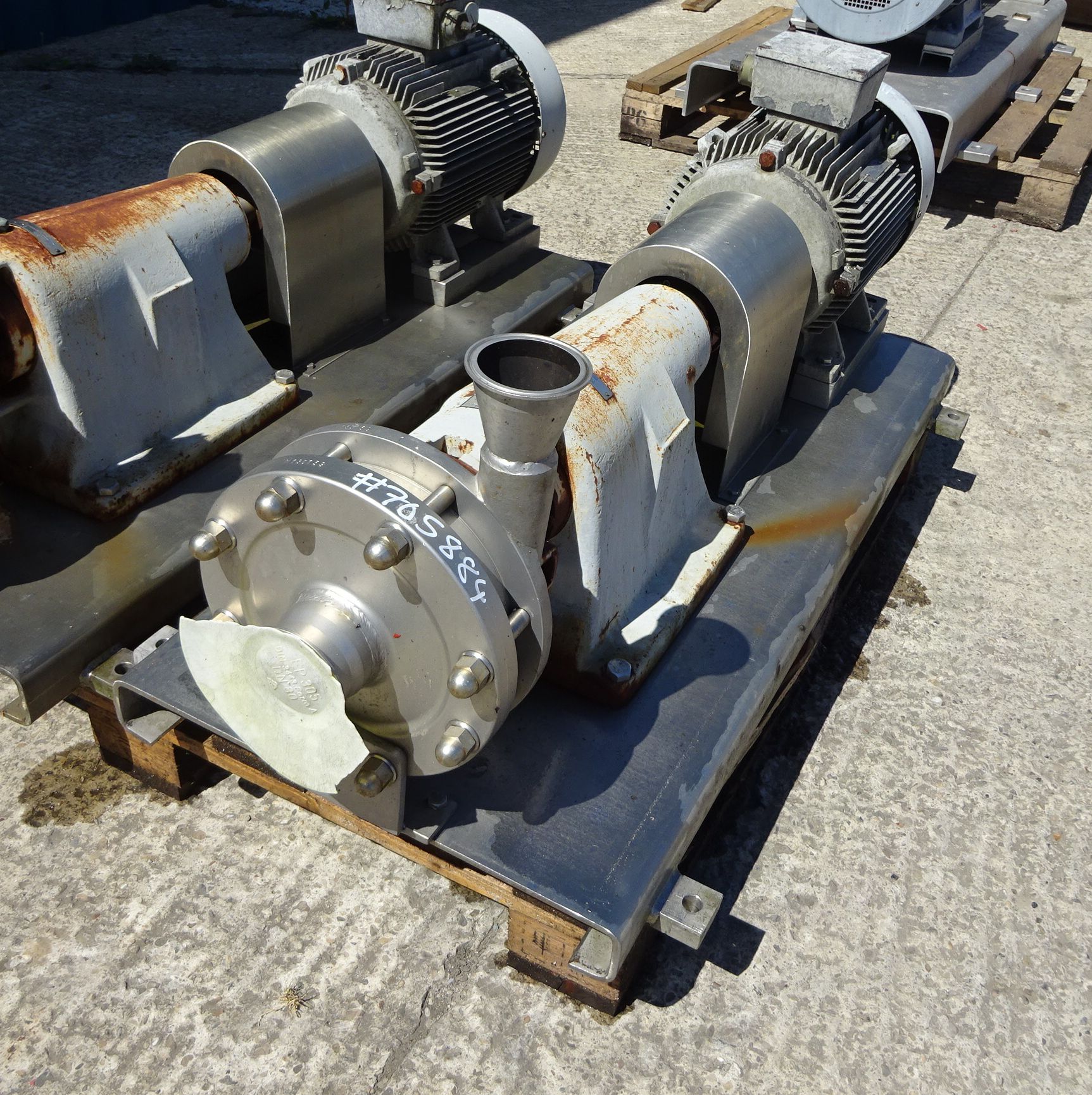 IPP# 705884, 35.7 m3/h (157 GPM)  Stainless Steel 316 Centrifugal Pump For Sale