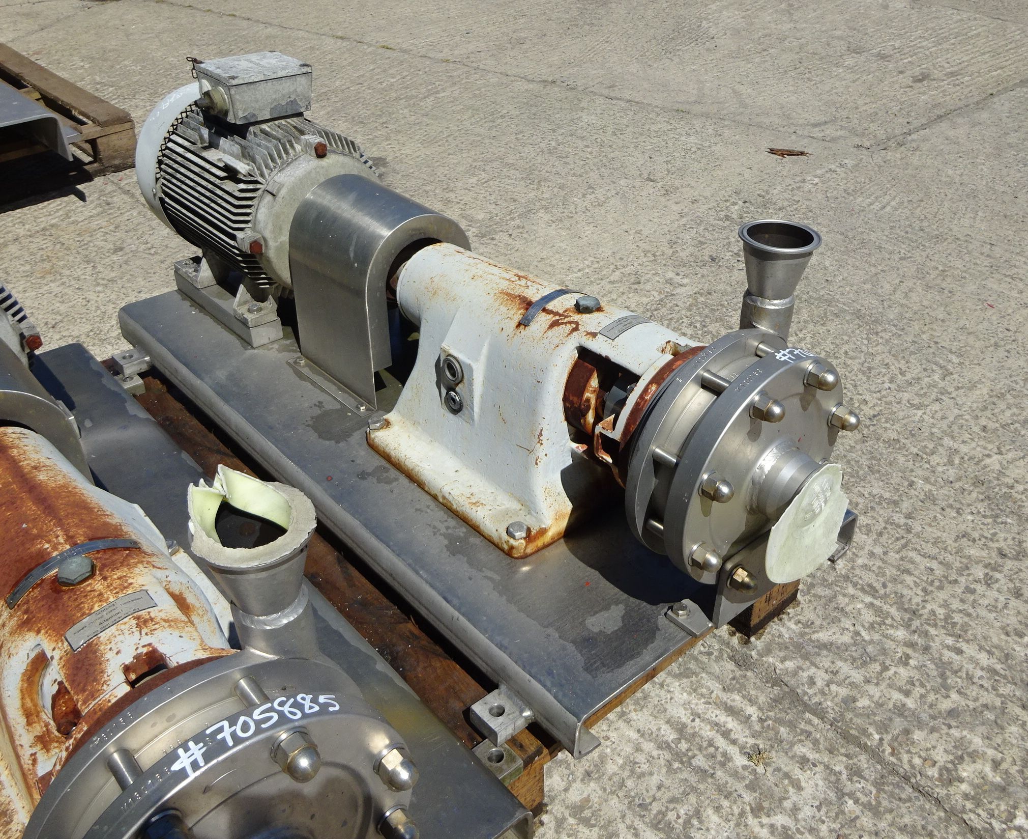 IPP# 705884, 35.7 m3/h (157 GPM)  Stainless Steel 316 Centrifugal Pump For Sale