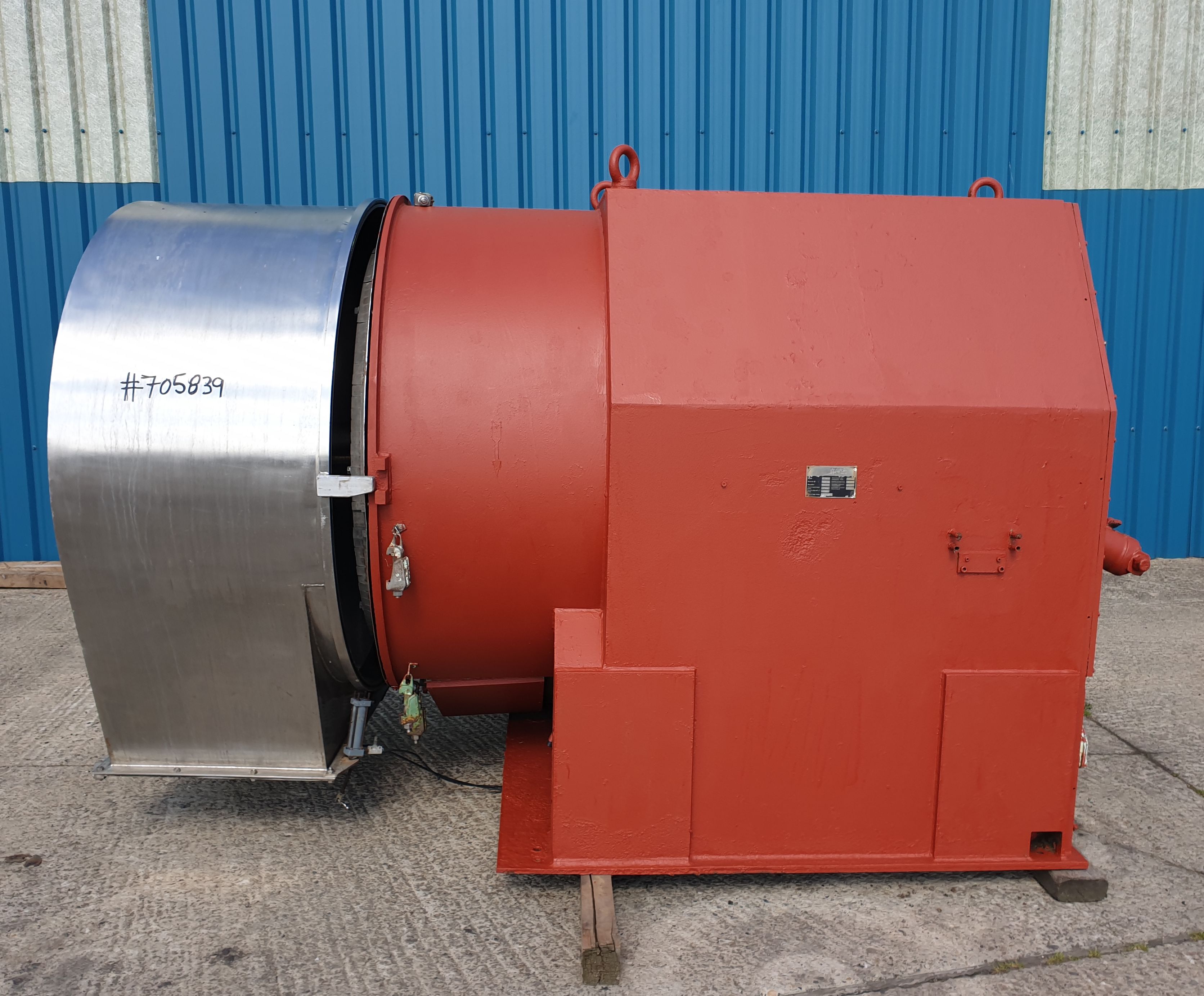 IPP# 705839, 800 mm (31.5 in)  Stainless Steel Austentic  Centrifuge-Inverting Filter For Sale