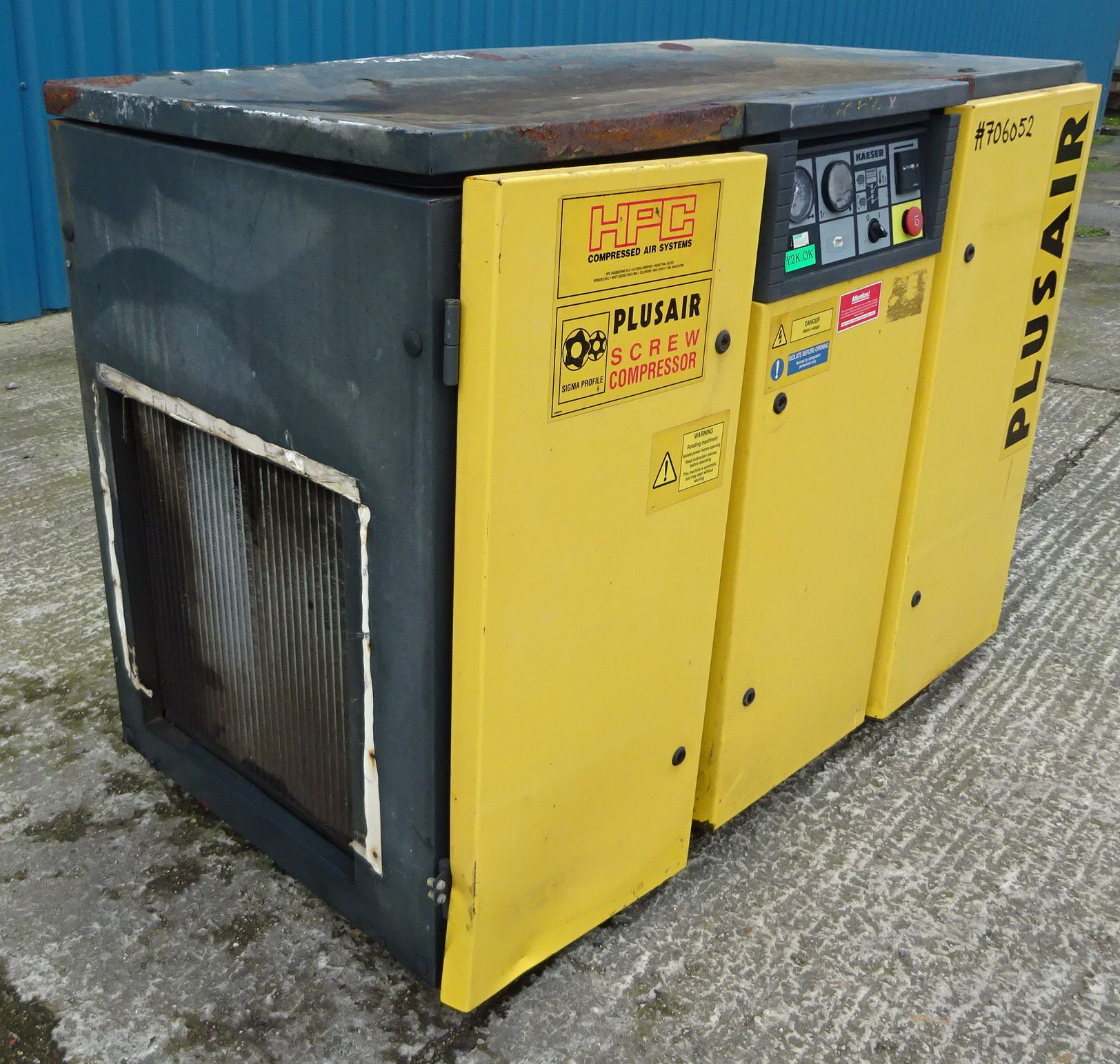 IPP# 706052, 209 m3/h (123 CFM)   Rotary Compressor For Sale