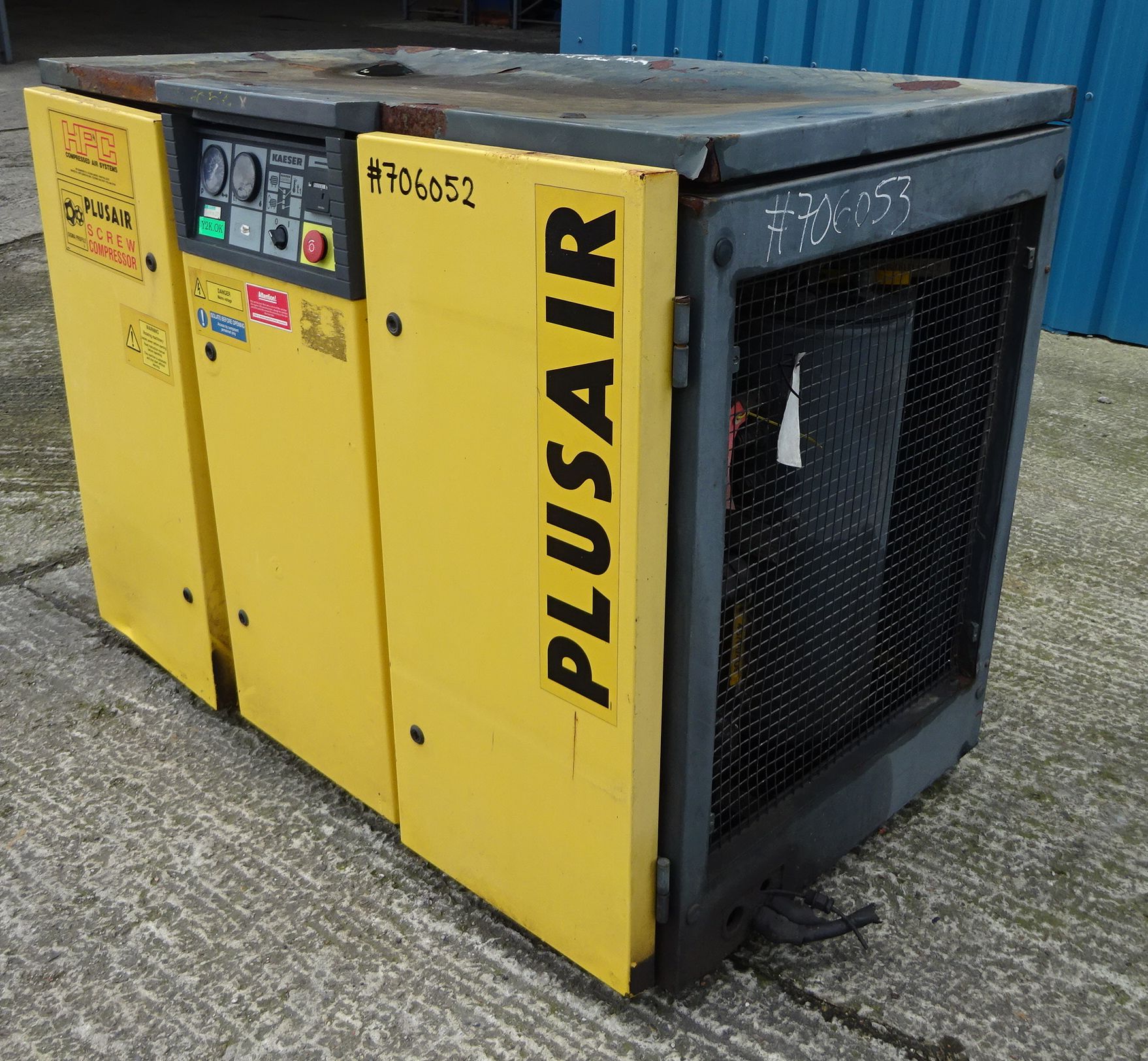 IPP# 706052, 209 m3/h (123 CFM)   Rotary Compressor For Sale