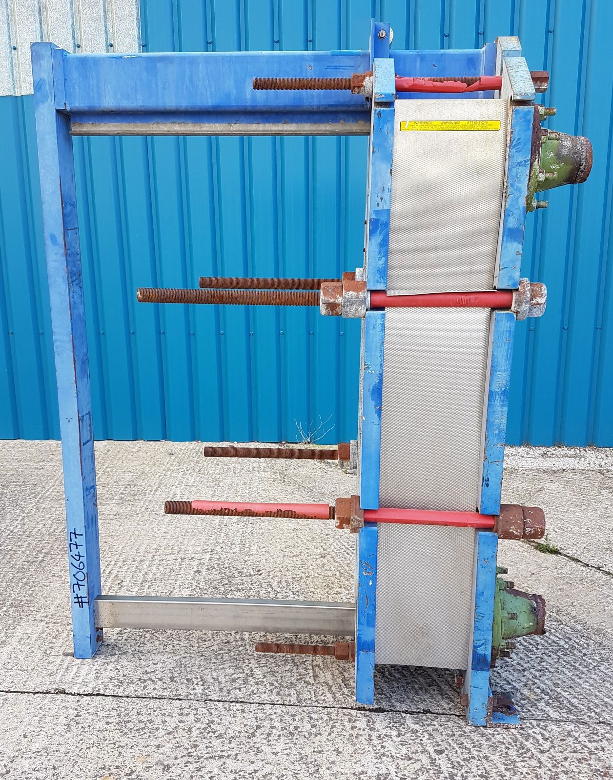 IPP# 706477, 37.2 m² (400.4 ft²)  Titanium Plate and Frame Heat Exchanger For Sale