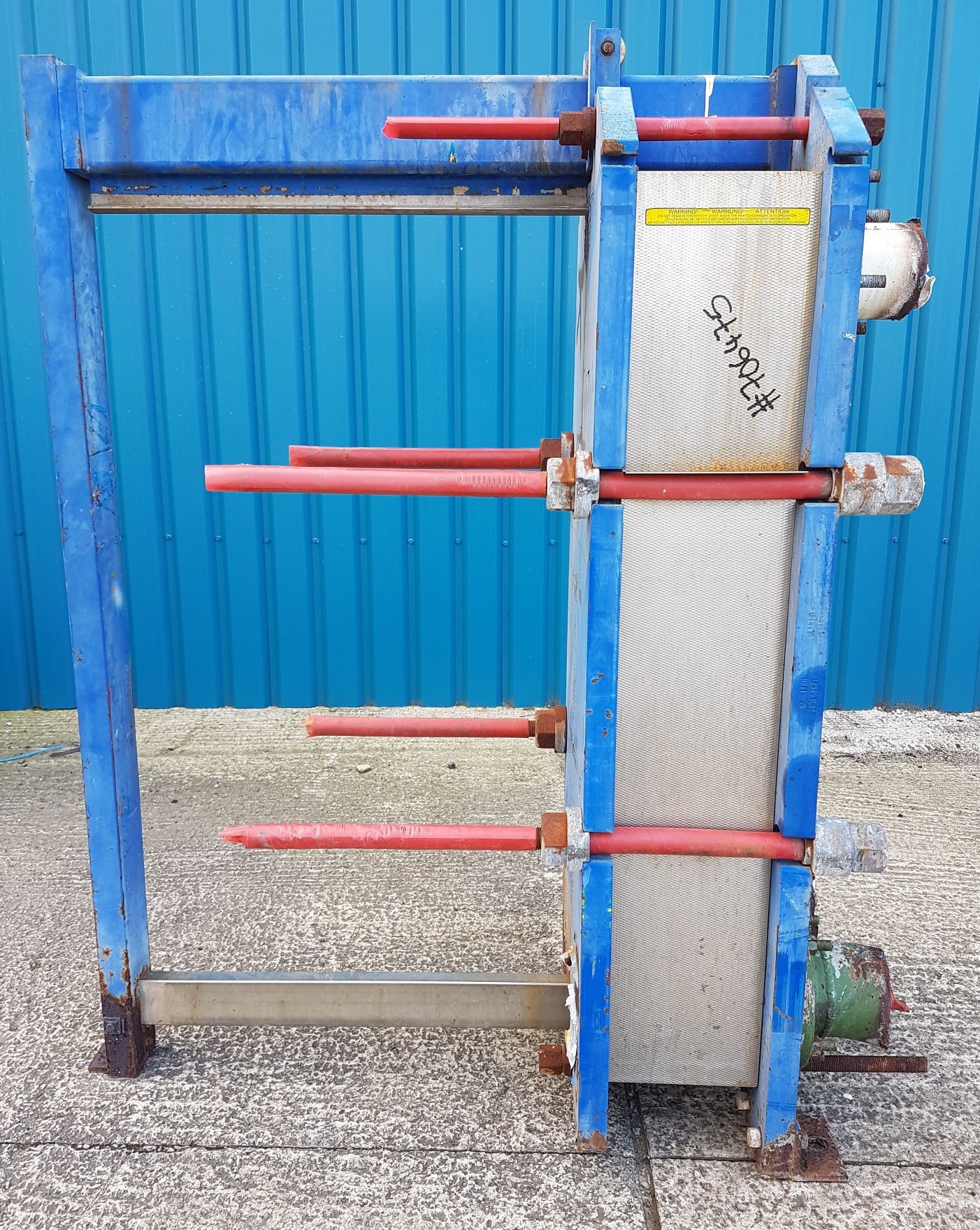 IPP# 706475, 37.2 m² (400.4 ft²)  Titanium Plate and Frame Heat Exchanger For Sale