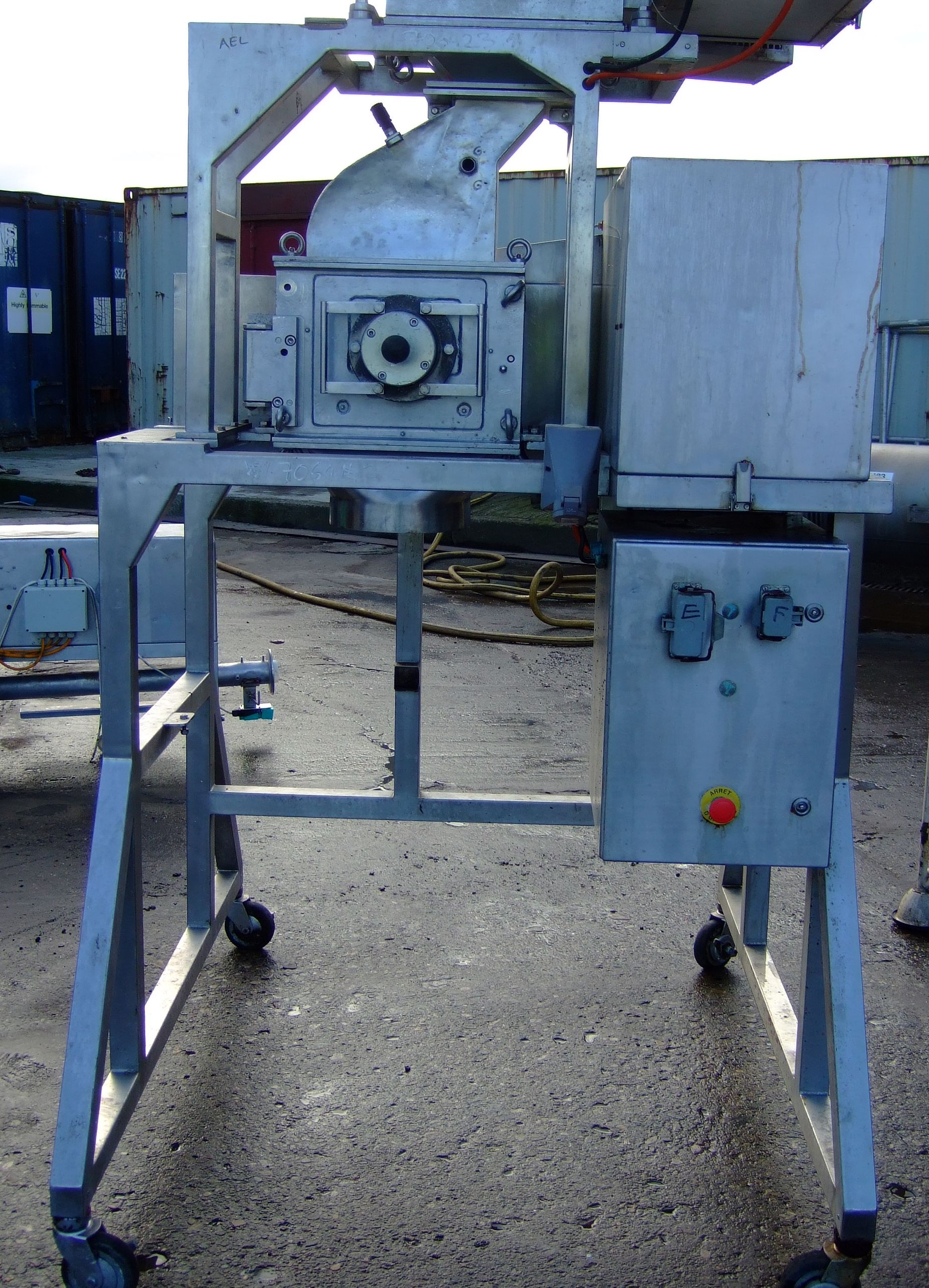 IPP# 706422, 1 kW (1.34 HP)  Stainless Steel 321 Granulator/Disintegrator Pulverizer For Sale