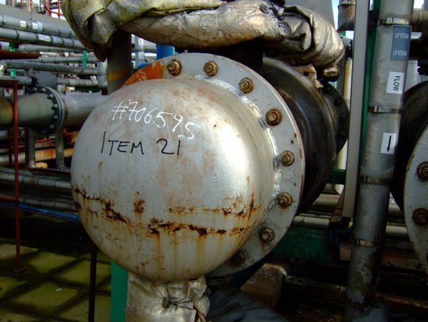 IPP# 706595, 10.3 m² (110.9 ft²)  Stainless Steel 316 Shell and Tube Heat Exchanger For Sale