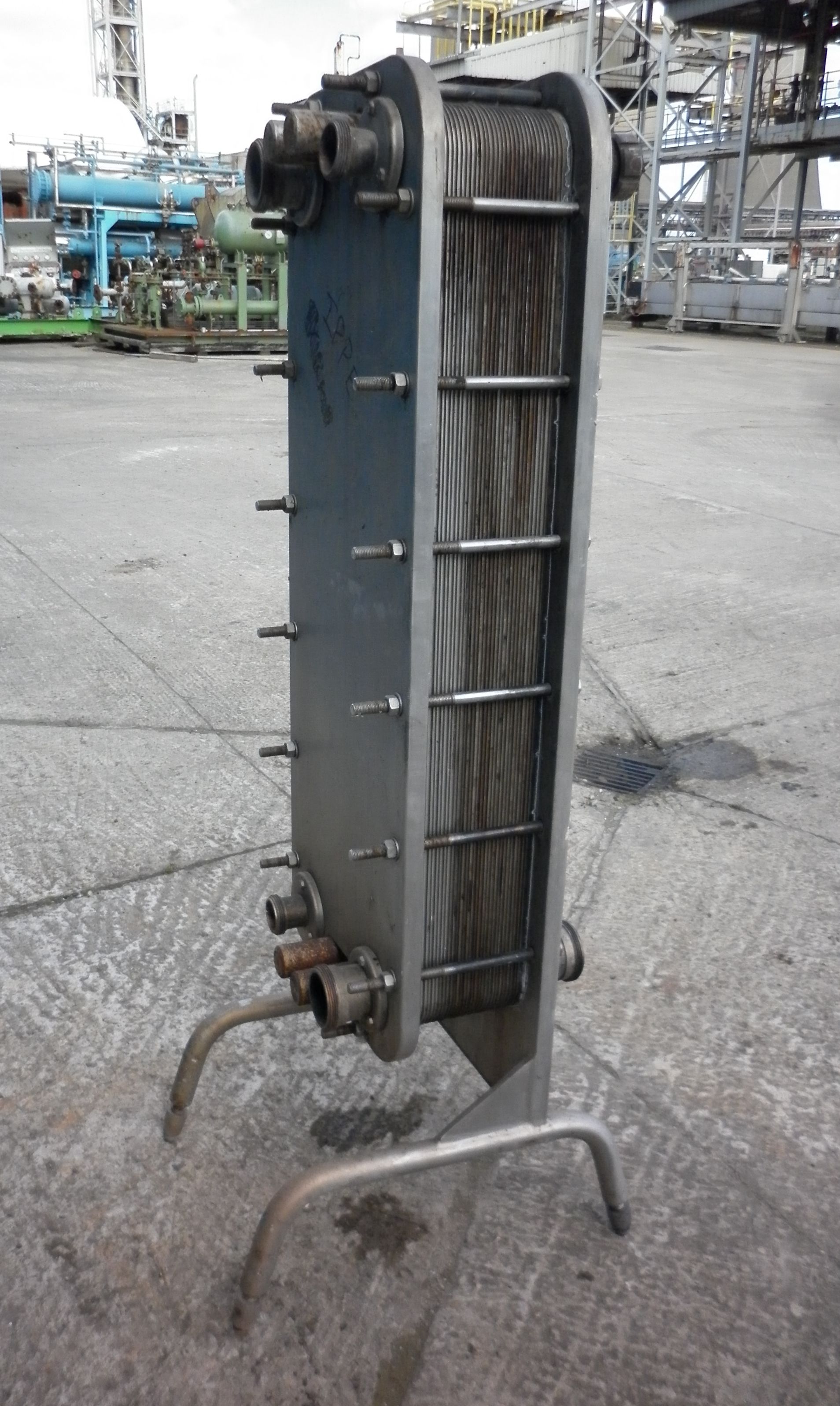 IPP# 706503, 11.1 m² (119.5 ft²)  Stainless Steel 304 Plate and Frame Heat Exchanger For Sale