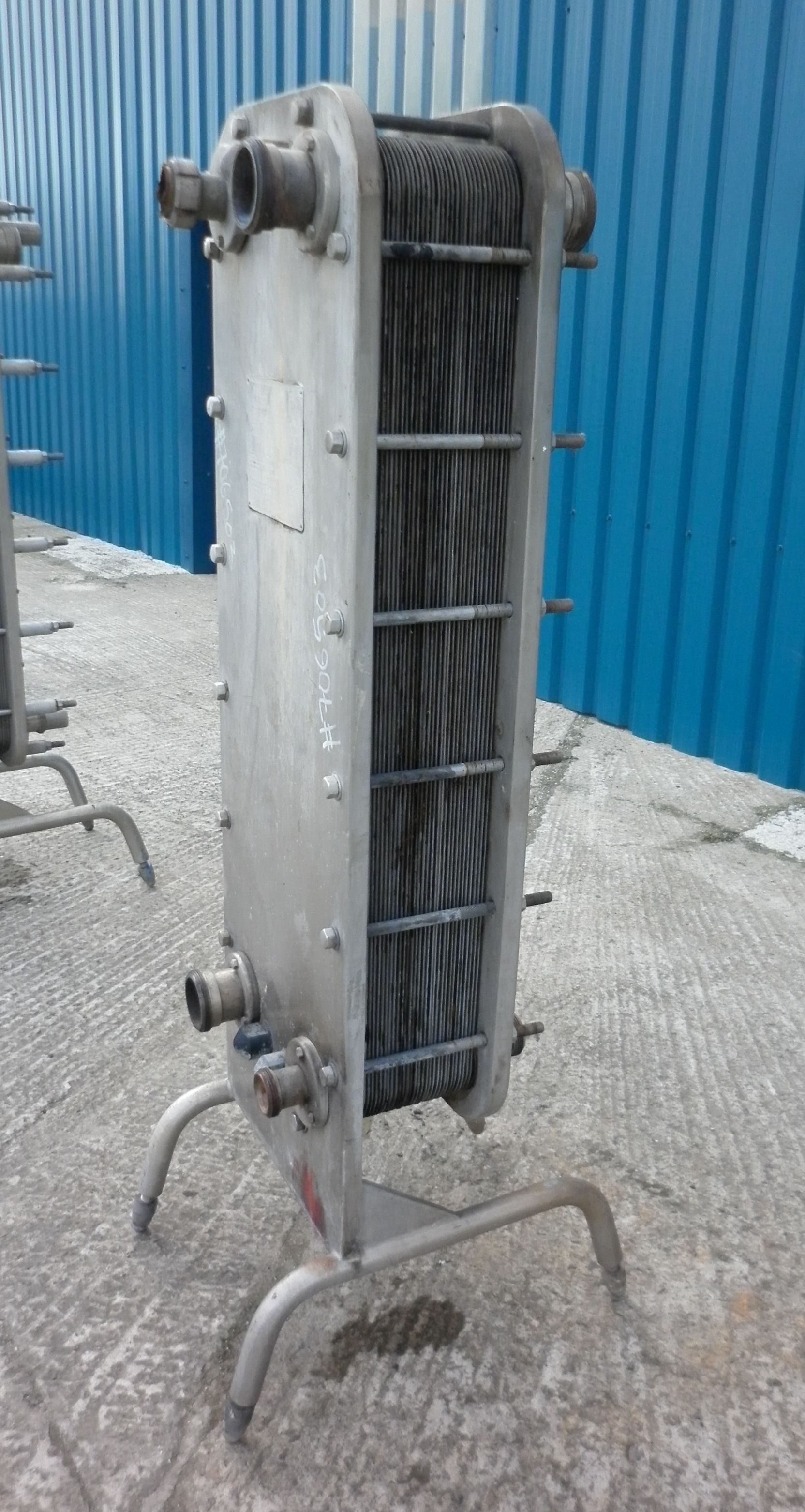 IPP# 706503, 11.1 m² (119.5 ft²)  Stainless Steel 304 Plate and Frame Heat Exchanger For Sale