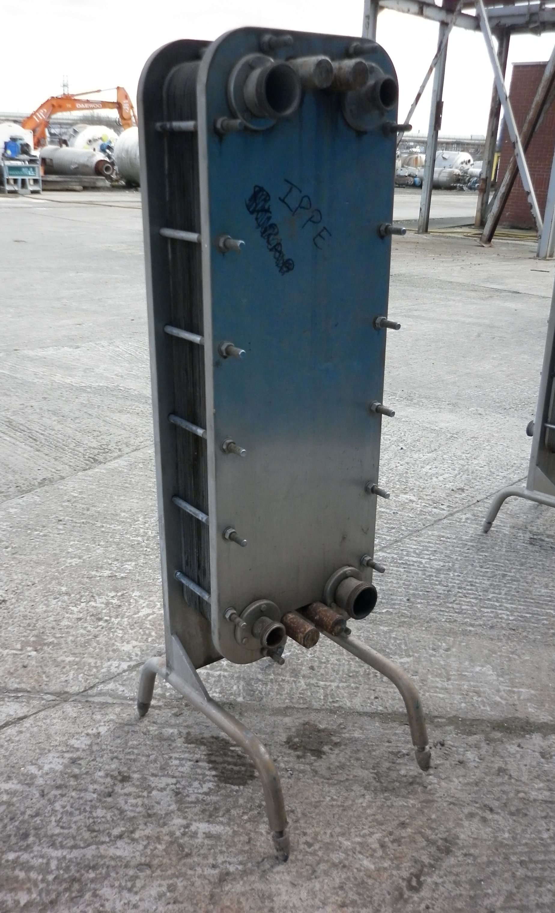 IPP# 706503, 11.1 m² (119.5 ft²)  Stainless Steel 304 Plate and Frame Heat Exchanger For Sale