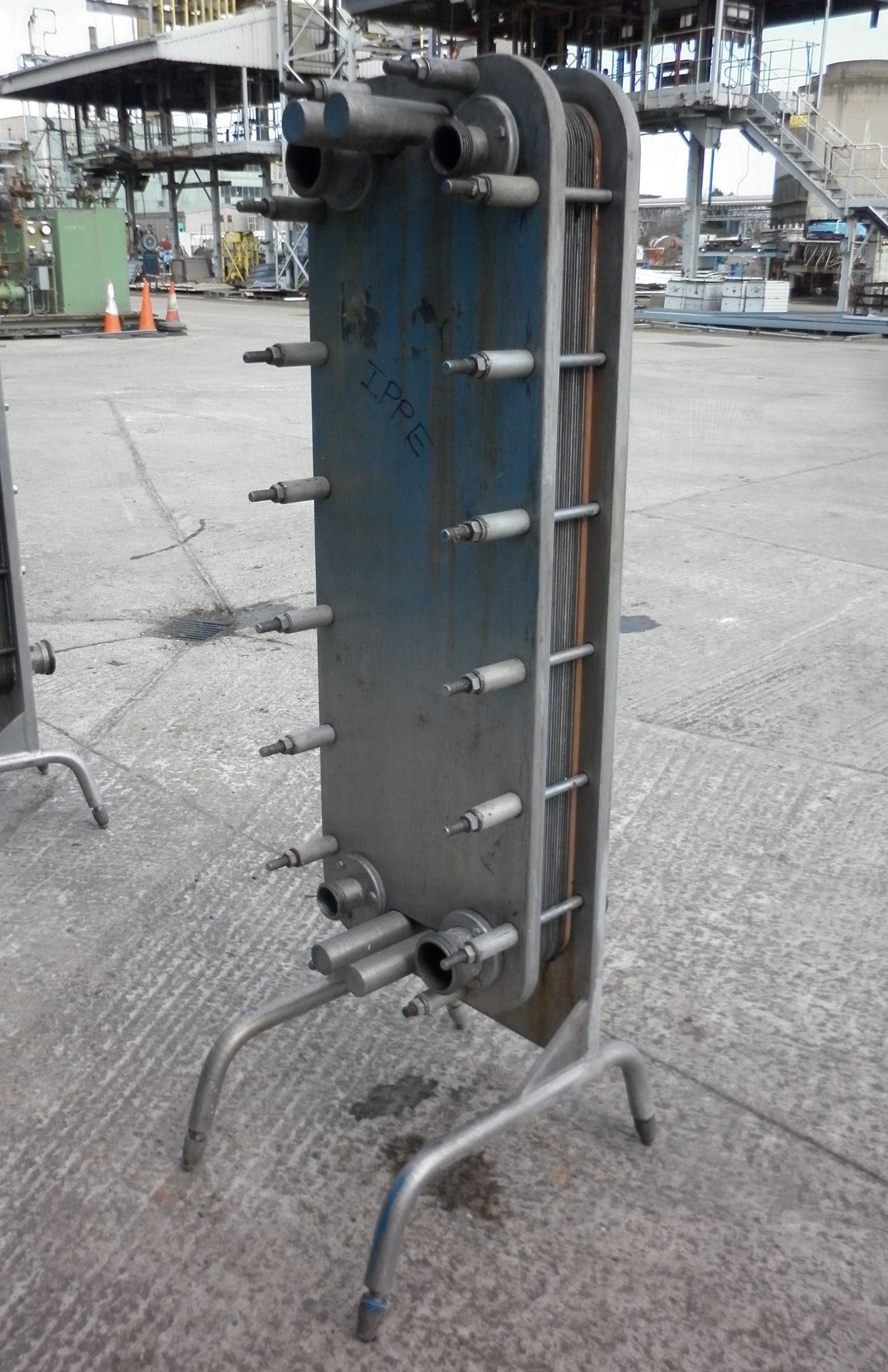 IPP# 706502, 7 m² (75.3 ft²)  Stainless Steel 304 Plate and Frame Heat Exchanger For Sale