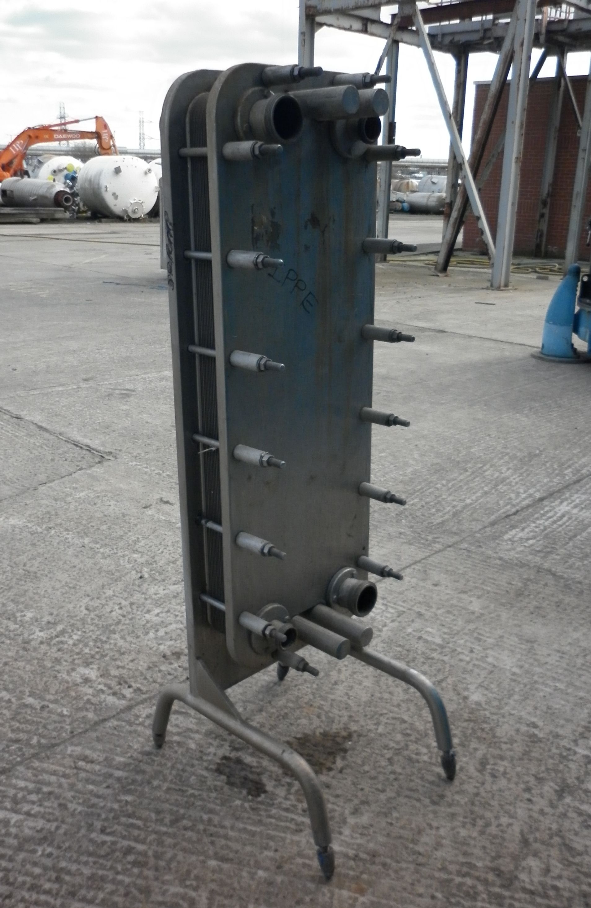 IPP# 706502, 7 m² (75.3 ft²)  Stainless Steel 304 Plate and Frame Heat Exchanger For Sale