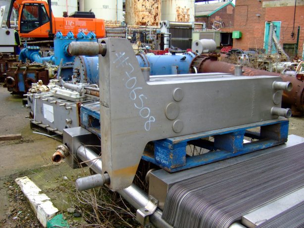 IPP# 706508, 9 m² (96.4 ft²)  Stainless Steel 304 Plate and Frame Heat Exchanger For Sale