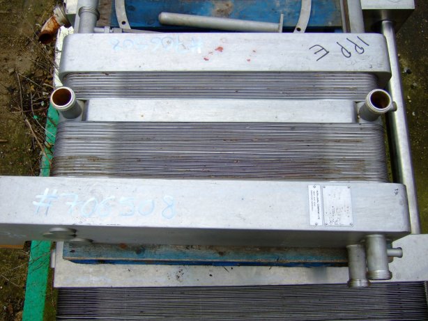 IPP# 706508, 9 m² (96.4 ft²)  Stainless Steel 304 Plate and Frame Heat Exchanger For Sale