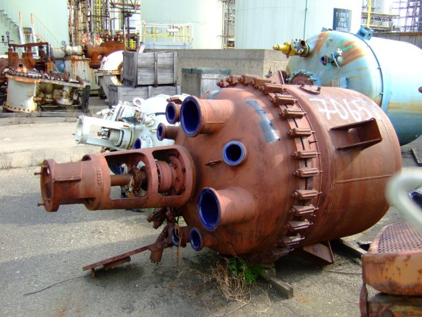 IPP# 706512, 1,770 L (467.6 gallons) Unused Glasslined Batch-Type Agitated Reactor For Sale