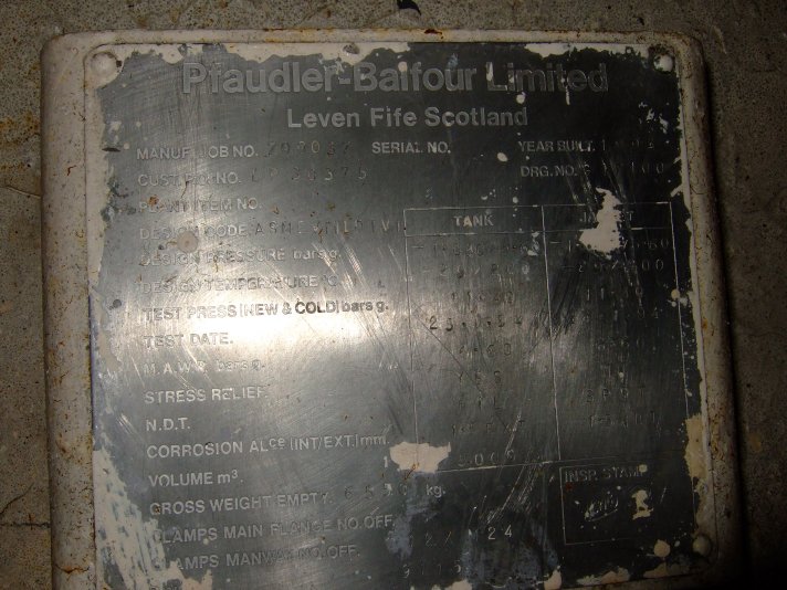 Glasslined Pfaudler BE Batch-Type Agitated Reactor - IPP# 706748