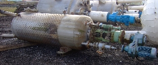 Stainless Steel 316 Clad Gjettermann & Nielsen Batch-Type Agitated Reactor, IPP stock number 706715