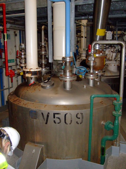 IPP# 706719, 4,050 L (1,070 gallons)  Stainless Steel 316 Batch-Type Agitated Reactor For Sale