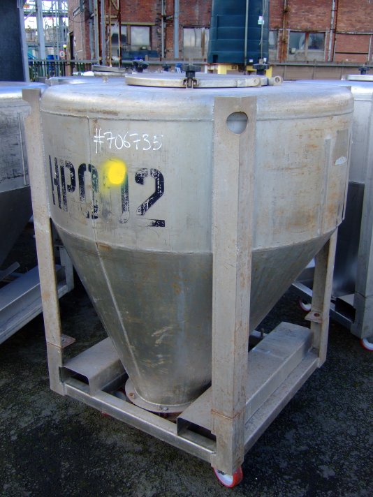 IPP# 706735, 427 m3 (15,079 ft3)  Stainless Steel 316  Bin For Sale