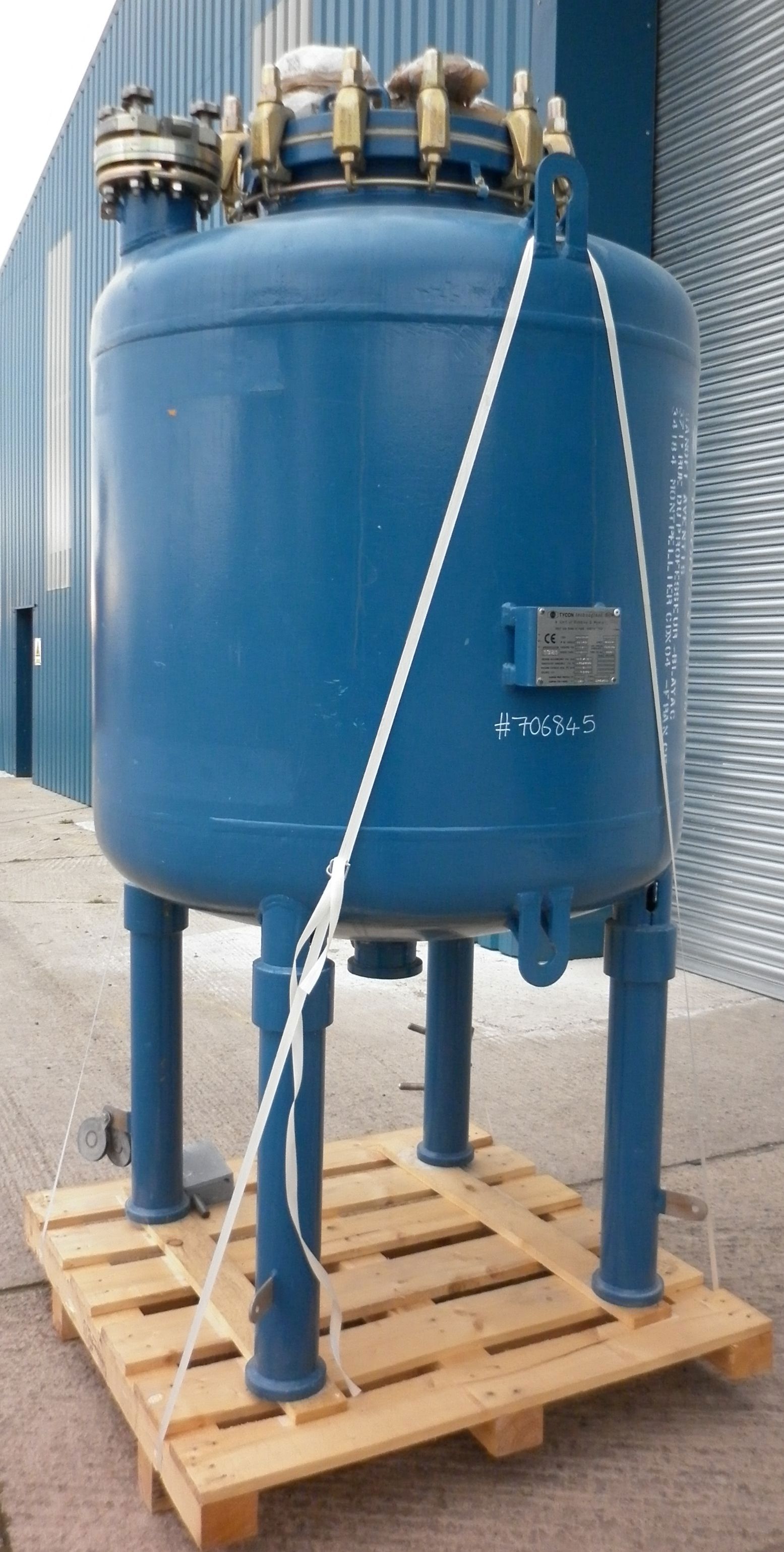 IPP# 706845, 1,330 L (351.3 gallons) Unused Glasslined  Tank For Sale