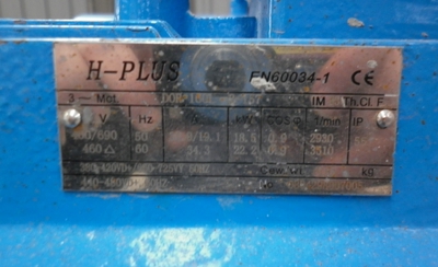 IPP# 706850, 100 m3/h (440.3 GPM) Unused Cast Iron Centrifugal Pump For Sale