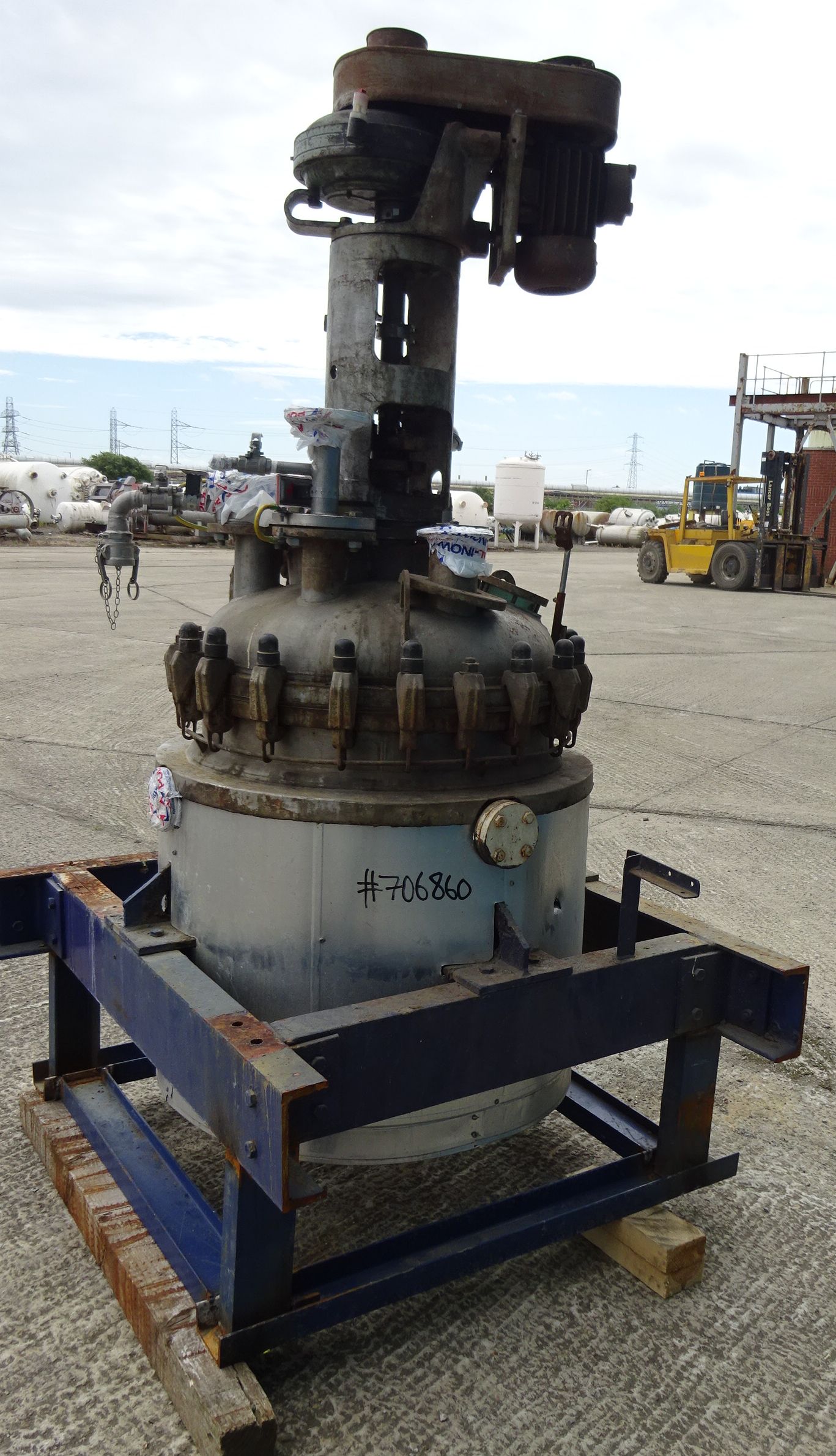 IPP# 706860, 250 L (66 gallons)  Stainless Steel 316 Batch-Type Agitated Reactor For Sale