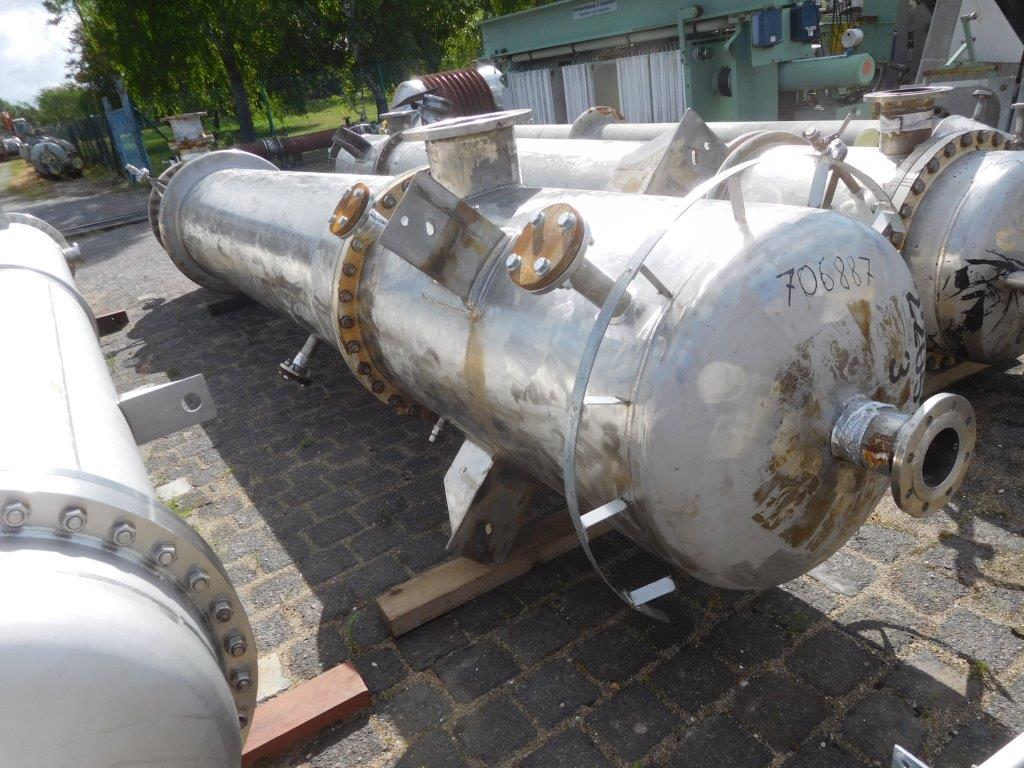 IPP# 706887, 6,700 kg/h (14,771 lb/h)  Stainless Steel Austentic Rising/Falling Film Evaporator For Sale