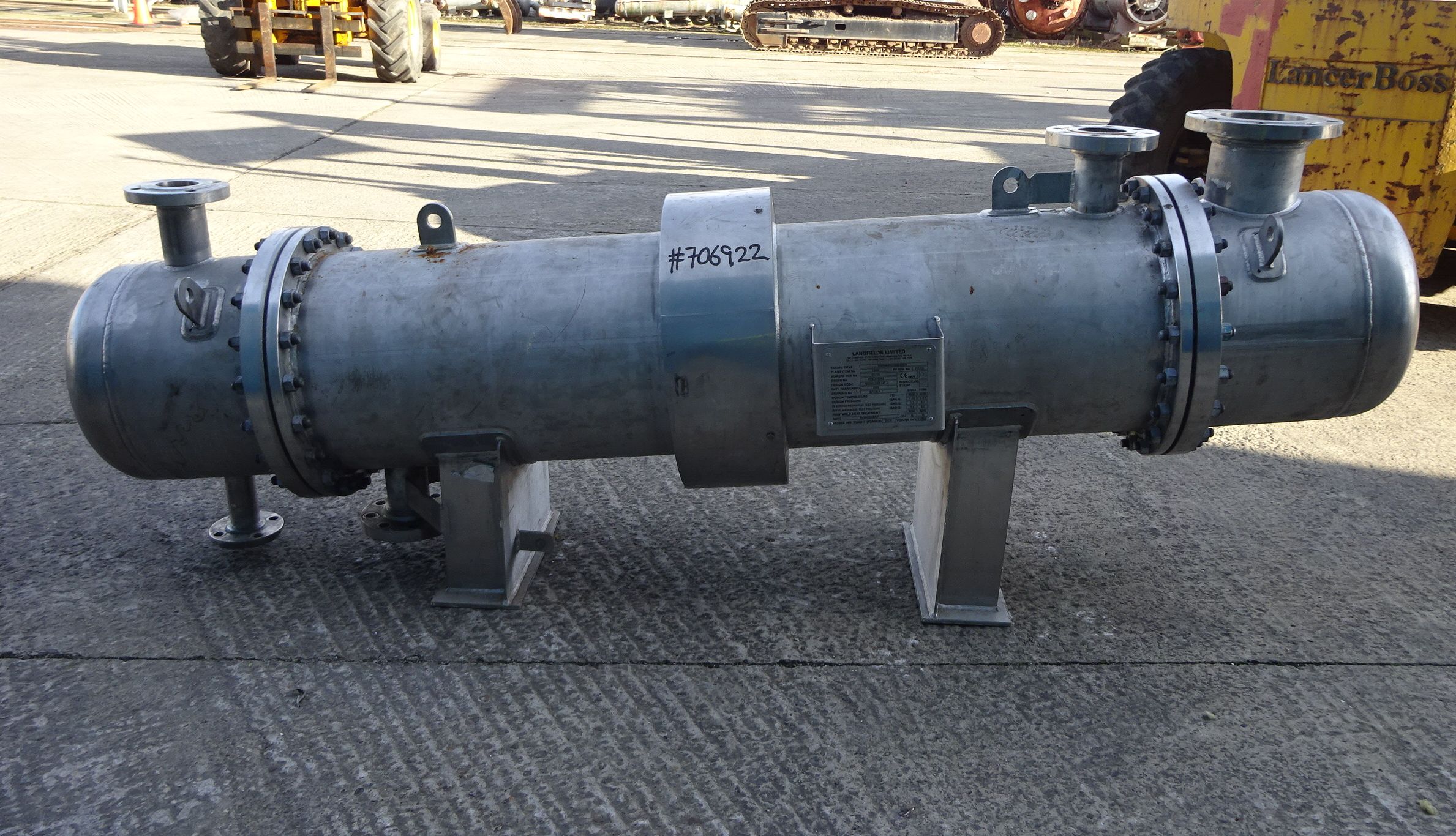 IPP# 706922, 24 m² (258.3 ft²)  Hastelloy - C276 Shell and Tube Heat Exchanger For Sale