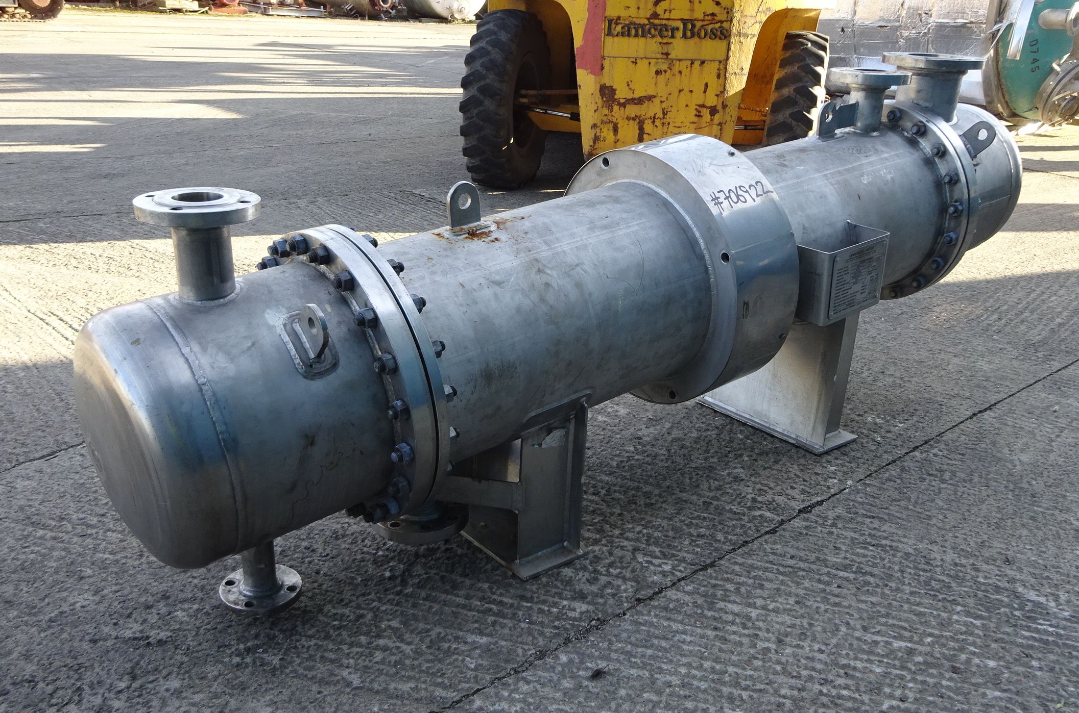 IPP# 706922, 24 m² (258.3 ft²)  Hastelloy - C276 Shell and Tube Heat Exchanger For Sale