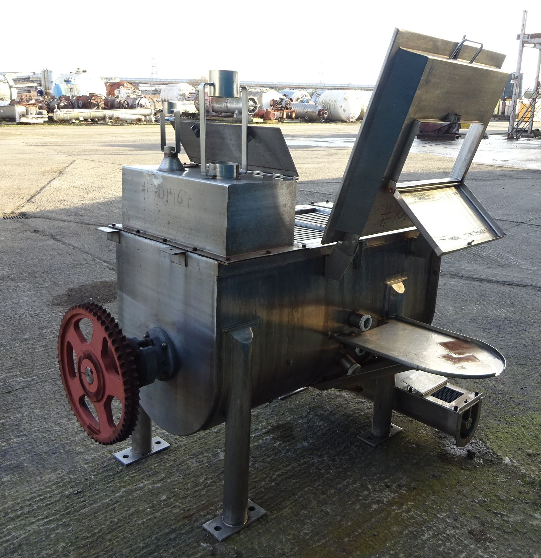 IPP# 701967, 0.5 m3 (17.7 ft3)  Stainless Steel 316  Mixer-Ribbon & Paddle For Sale