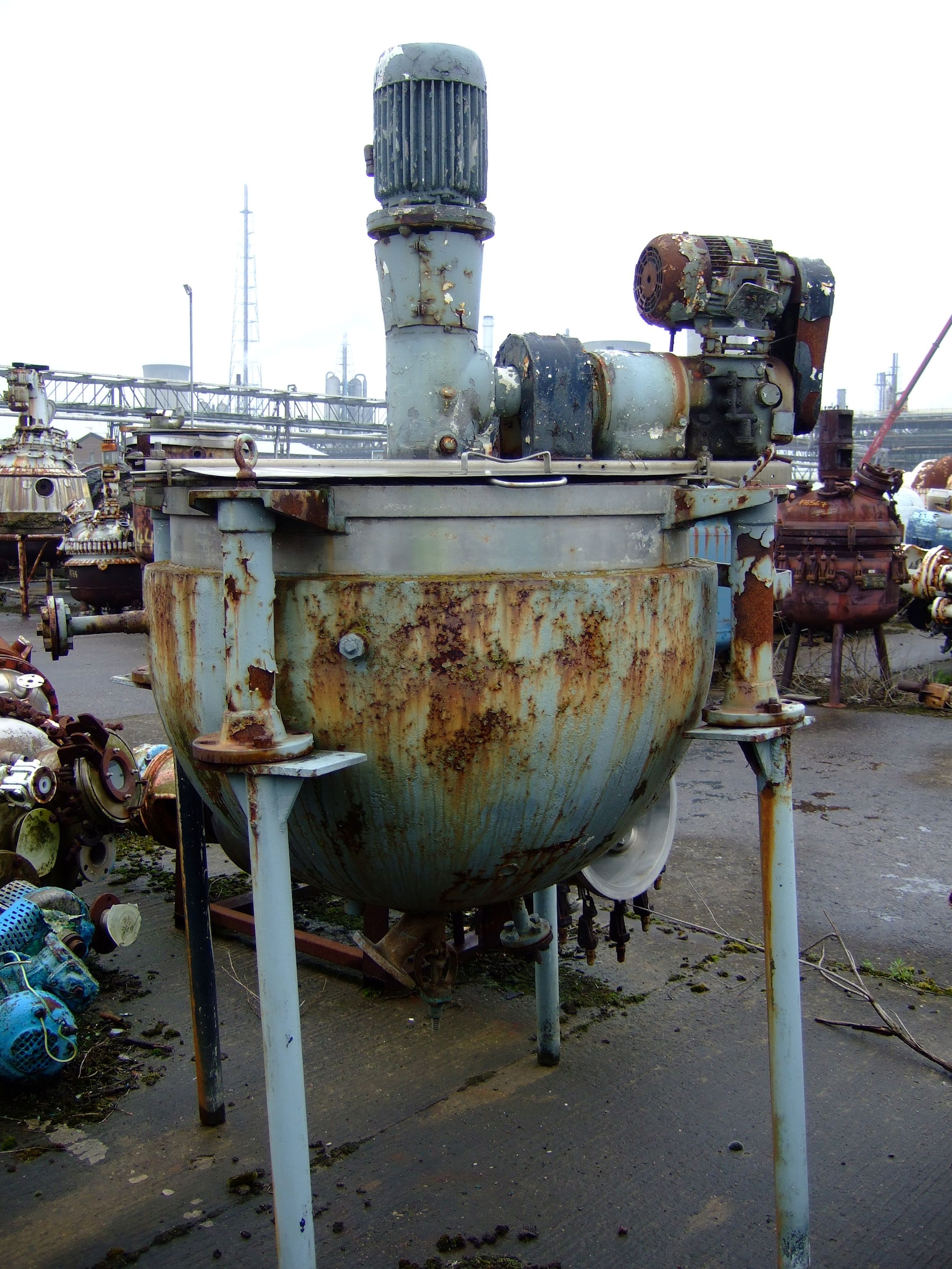 IPP# 701990, 454 L (119.9 gallons)  Stainless Steel 316 Batch-Type Agitated Reactor For Sale