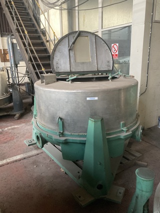  Stainless Steel 316 Manual Discharge-Top Centrifuge-Basket