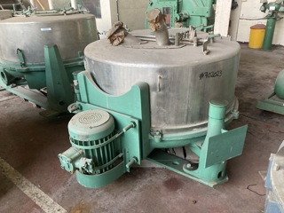  Stainless Steel 316 Manual Discharge-Top Centrifuge-Basket