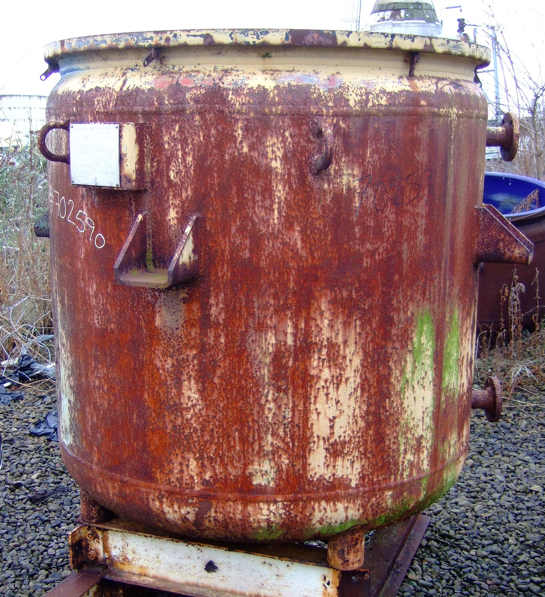 IPP# 702590, 1,363 L (360.1 gallons)  Glasslined Batch-Type Agitated Reactor For Sale