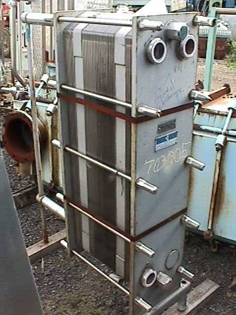 IPP# 703605, 14.8 m² (159.3 ft²)  Stainless Steel 316 Plate and Frame Heat Exchanger For Sale