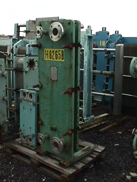 IPP# 703724, 6 m² (64.6 ft²)  Stainless Steel 316 Plate and Frame Heat Exchanger For Sale