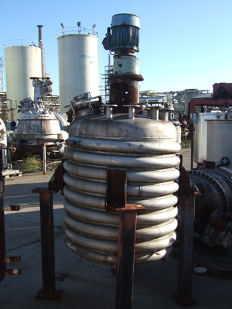 IPP# 703822, 770 L (203.4 gallons)  Stainless Steel 316 Batch-Type Agitated Reactor For Sale