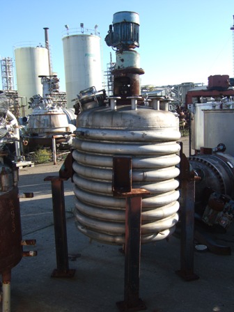 IPP# 703822, 770 L (203.4 gallons)  Stainless Steel 316 Batch-Type Agitated Reactor For Sale