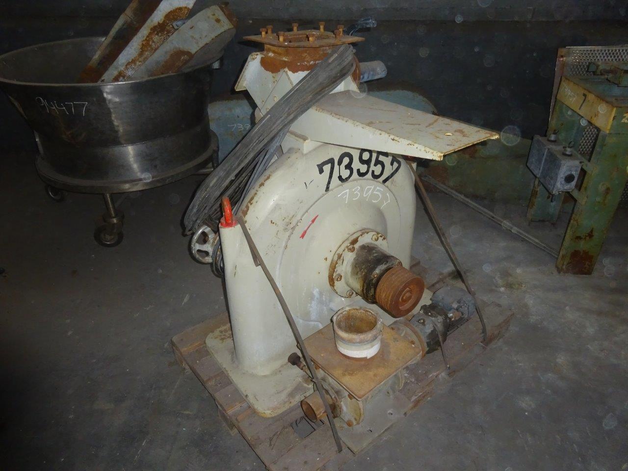 IPP# 73957, 21.3 kW (28.6 HP)  Carbon Steel Granulator/Disintegrator Pulverizer For Sale