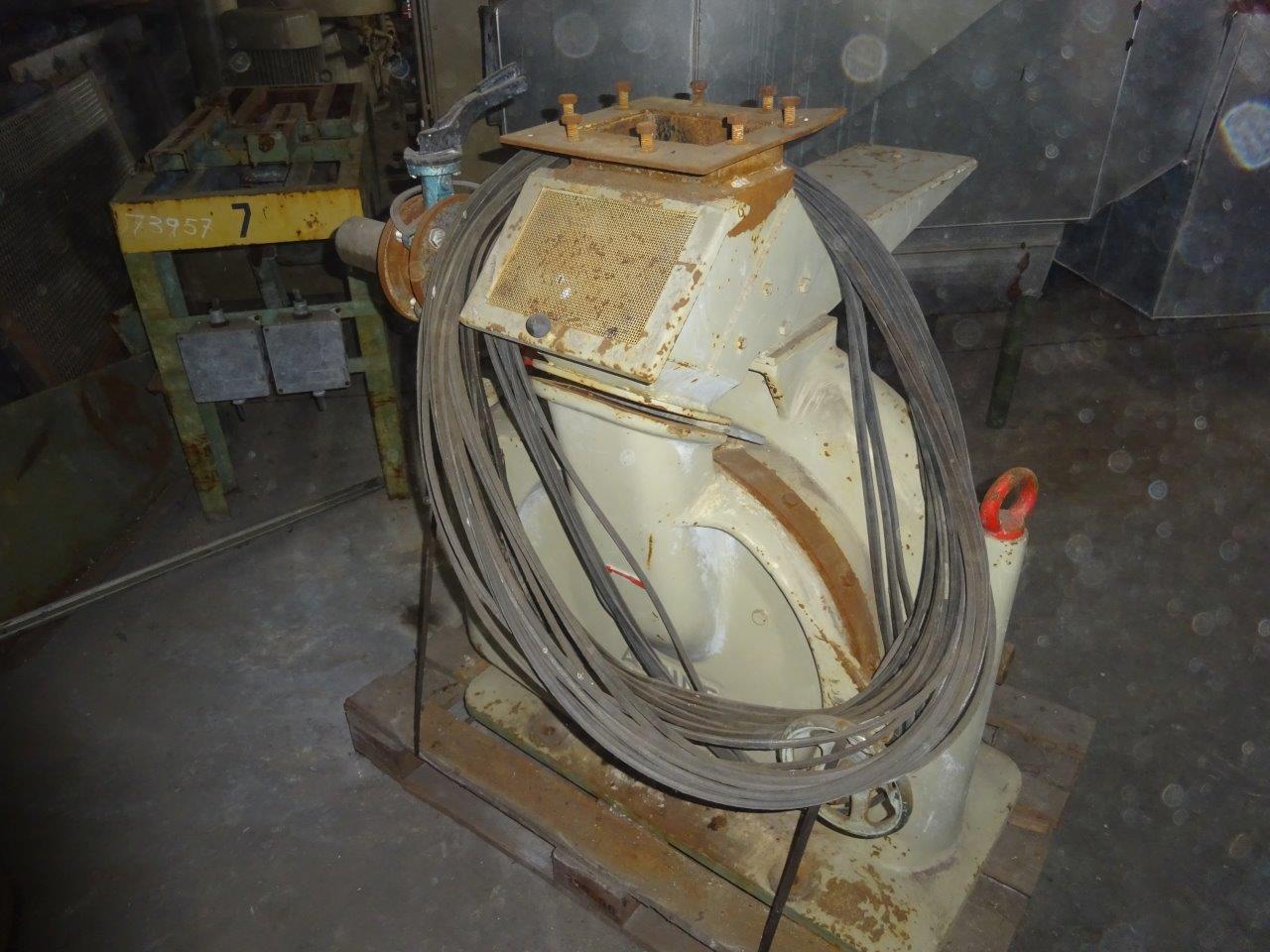 IPP# 73957, 21.3 kW (28.6 HP)  Carbon Steel Granulator/Disintegrator Pulverizer For Sale