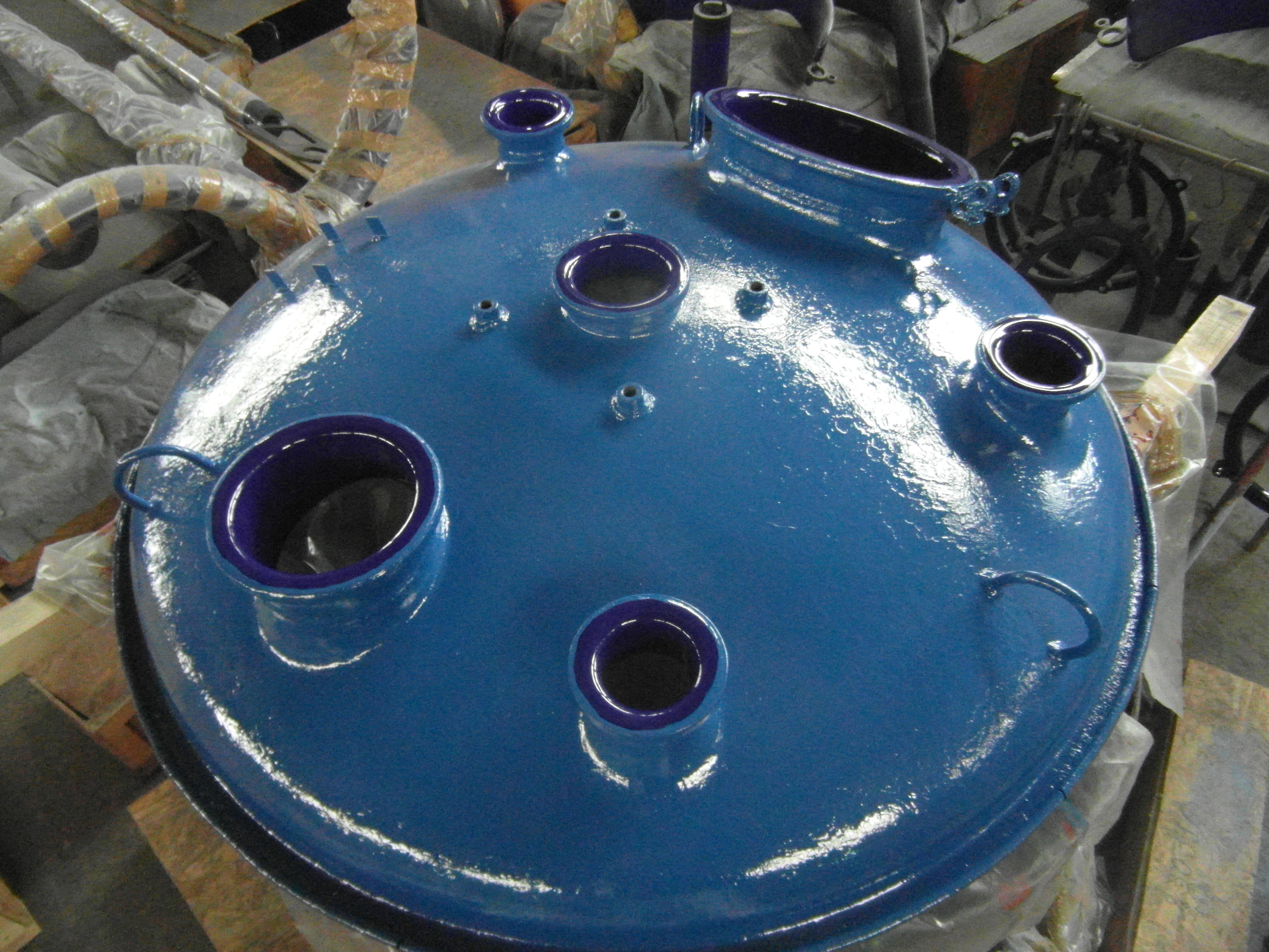 IPP# 73111, 2,839 L (750 gallons)  Glasslined Main Cover Glass Lined Parts For Sale