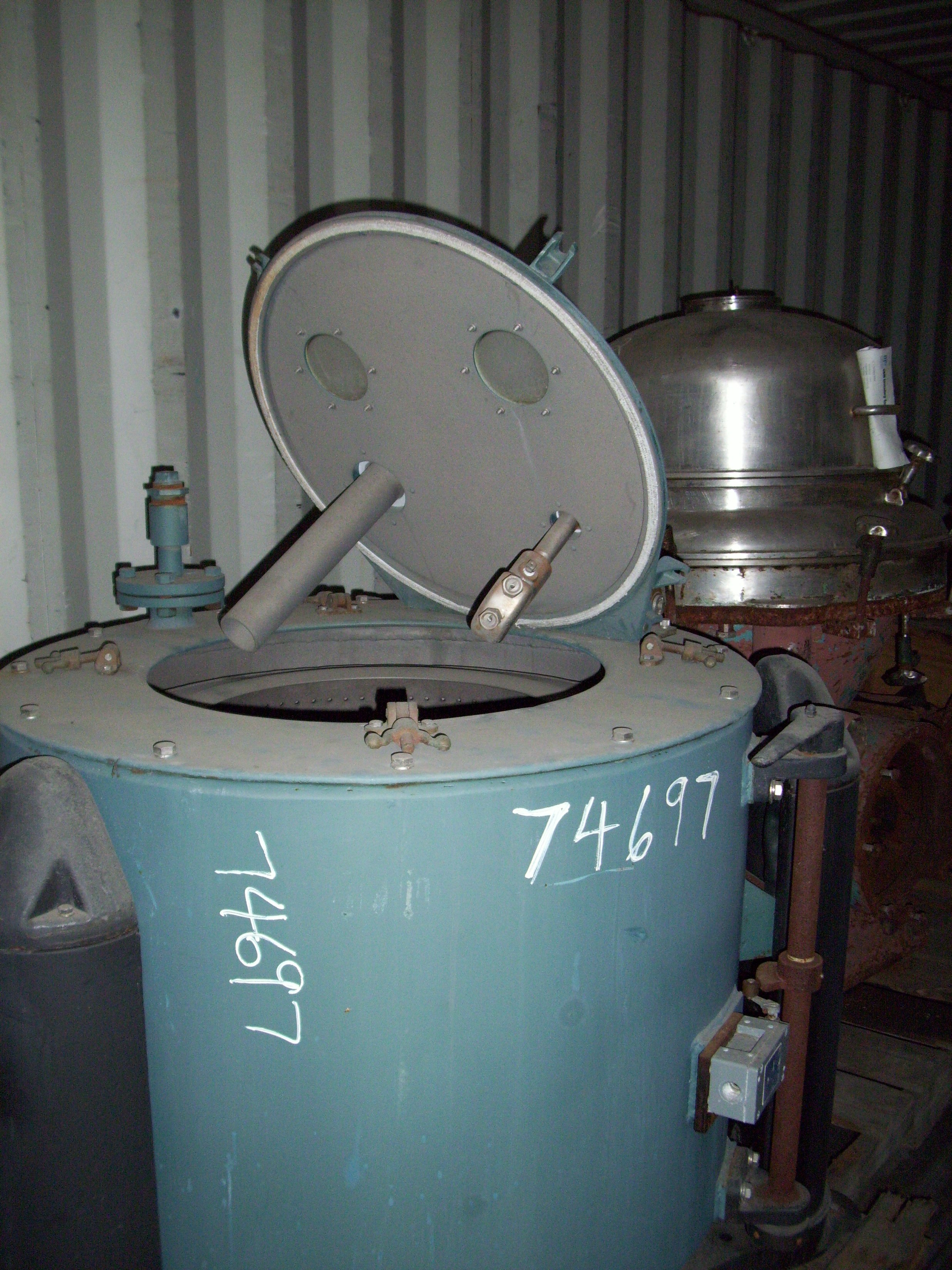 IPP# 74697, 762 mm (30 in)  Monel Manual Discharge-Top Centrifuge-Basket For Sale