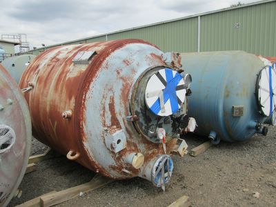 IPP# 74902, 3,785 L (1,000 gallons)  Glasslined Batch-Type Agitated Reactor For Sale