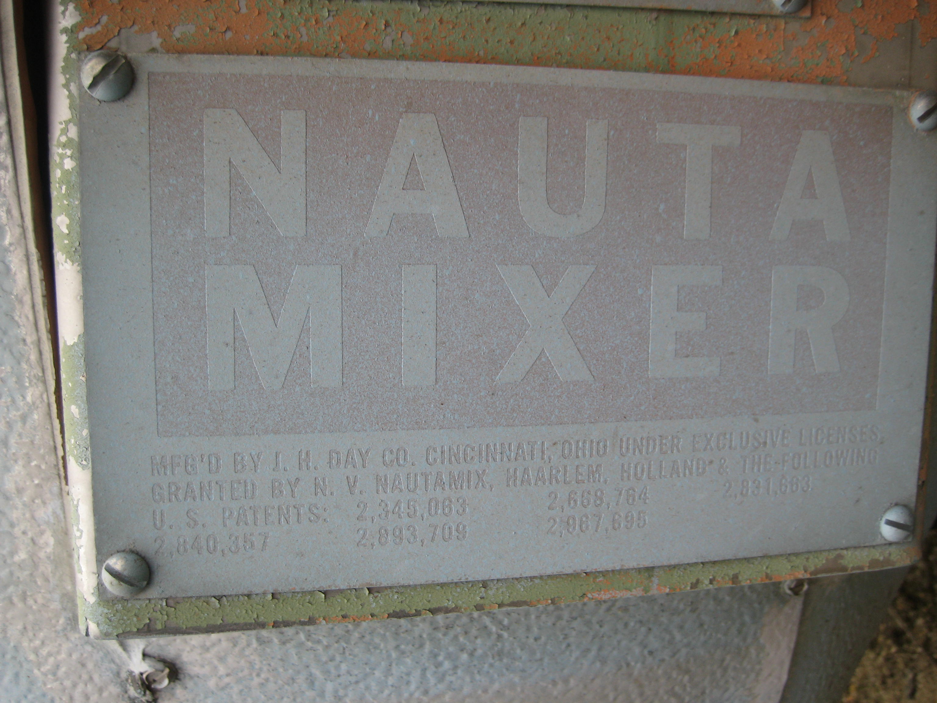 IPP# 76661, 300 L (79.3 gallons)  Stainless Steel 304  Mixer-Nauta For Sale