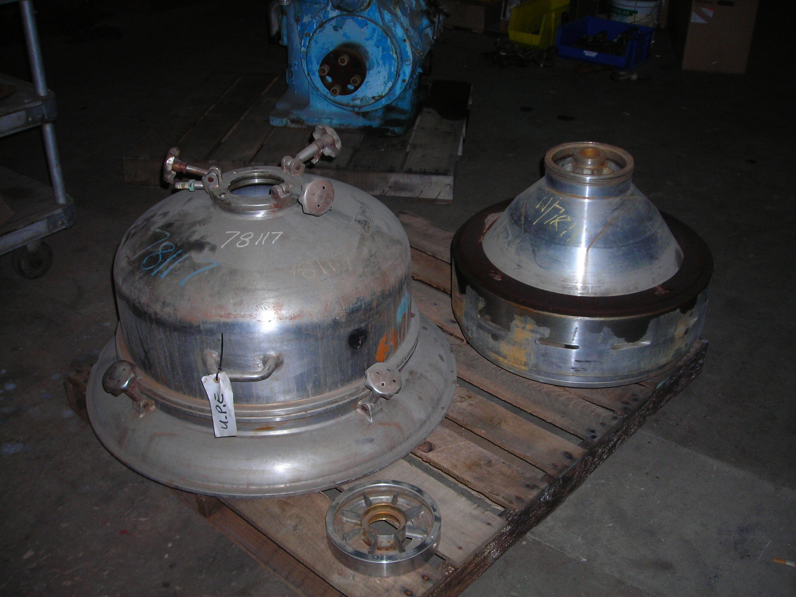 IPP# 78117,   Stainless Steel 316  Centrifuge-Disc Bowl For Sale