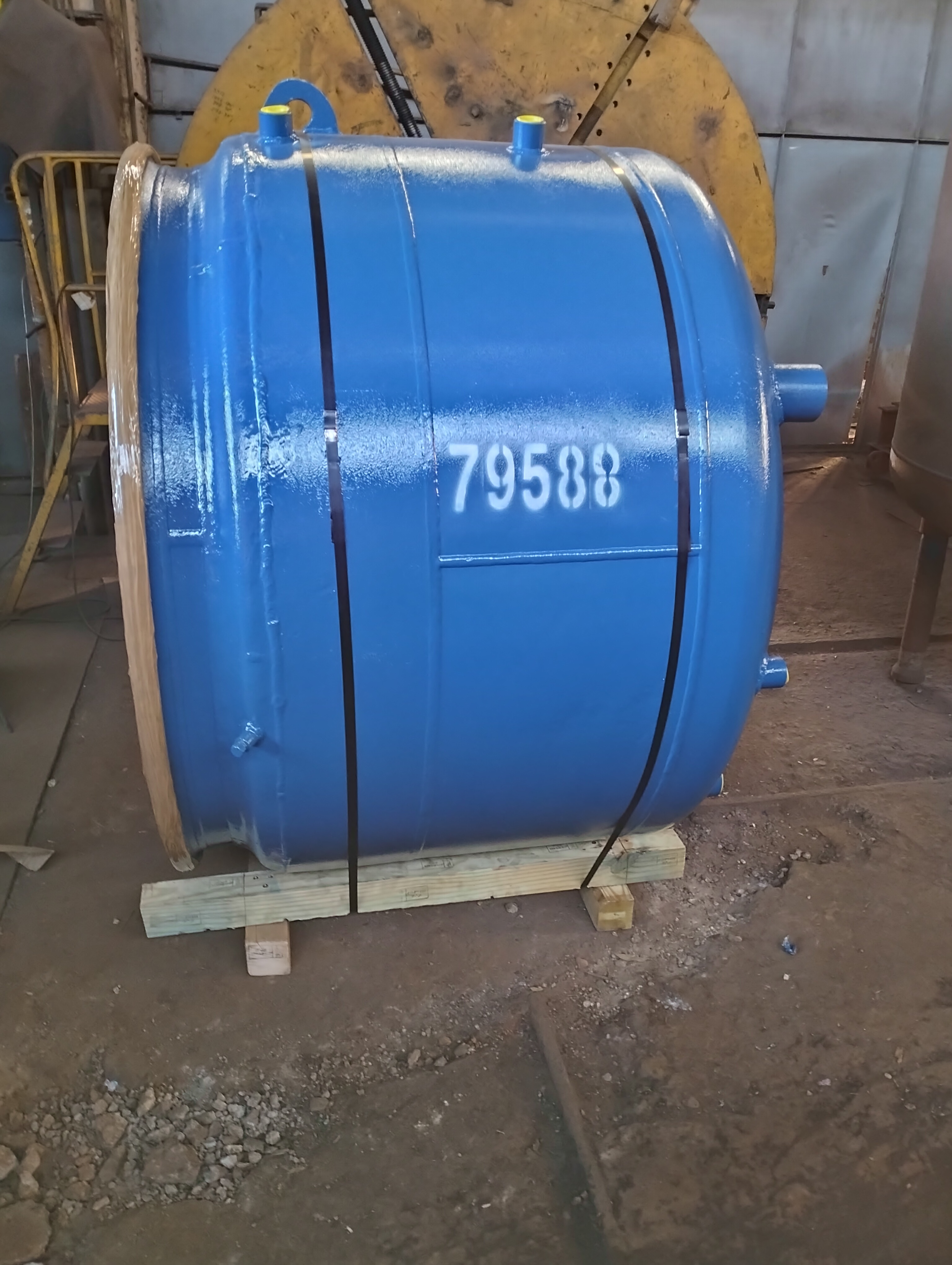 IPP# 79588, 1,893 L (500 gallons)  Glasslined Batch-Type Agitated Reactor For Sale