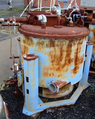  Carbon Steel Auto Discharge-Bottom Centrifuge-Basket