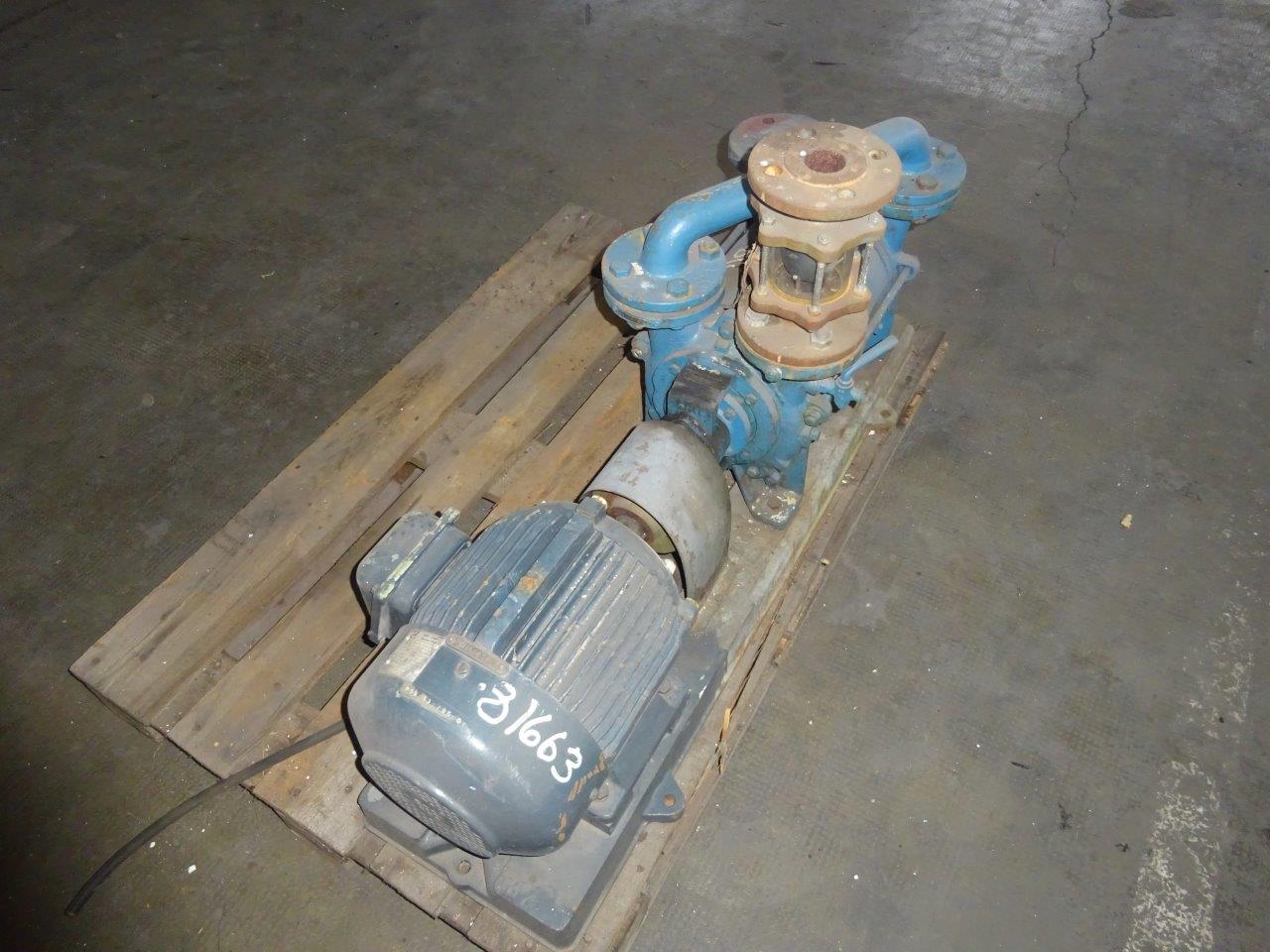 IPP# 81663, 186.9 m3/h (110 CFM)  Carbon Steel  Pump-Vacuum For Sale