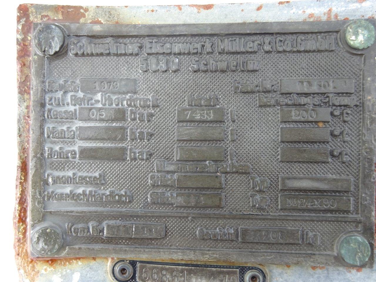 Glasslined Schwelmer Eisenwerke Tank - IPP# 81667